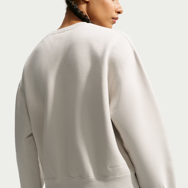 Nike ACG 'Tuff Fleece' Women's Therma-FIT Crew-Neck Sweatshirt "Light Orewood Brown" | Kvinnor | | 02 | SPORTSHOWROOM