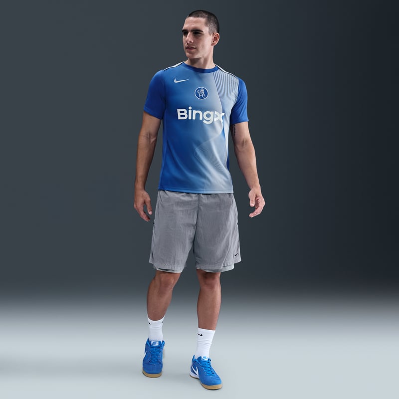Nike Chelsea F.C. Academy Pro Third Dri-FIT Total 90 Pre-Match Shirt "Game Royal & Field Silver" | Men | Football | 04 | SPORTSHOWROOM