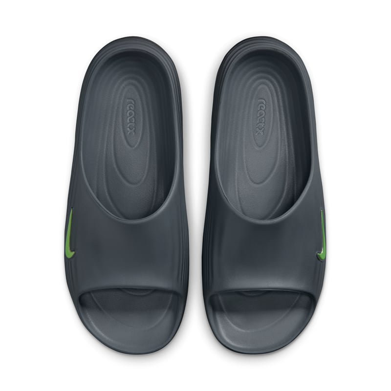 Nike ReactX Rejuven8 Slides sneakerek "Cool Grey & Volt" | Férfi | Sportstyle | 05 | SPORTSHOWROOM