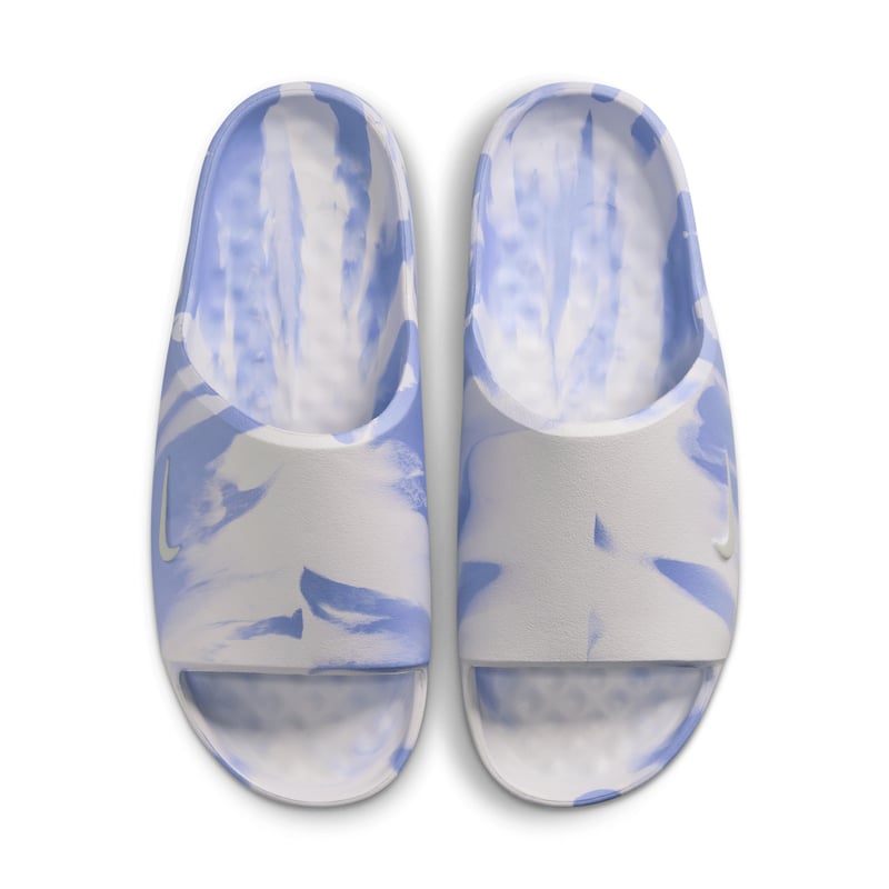 Nike Calm 2.0 Marbled Slide sneakers "Football Grey & Aluminium" | Dame | Sportstyle | 05 | SPORTSHOWROOM