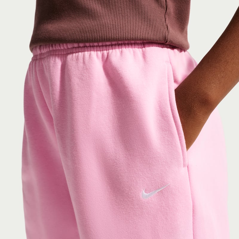 Nike Studio Fleece Loose Bukse "Pink Rise & White" | Barn | | 03 | SPORTSHOWROOM
