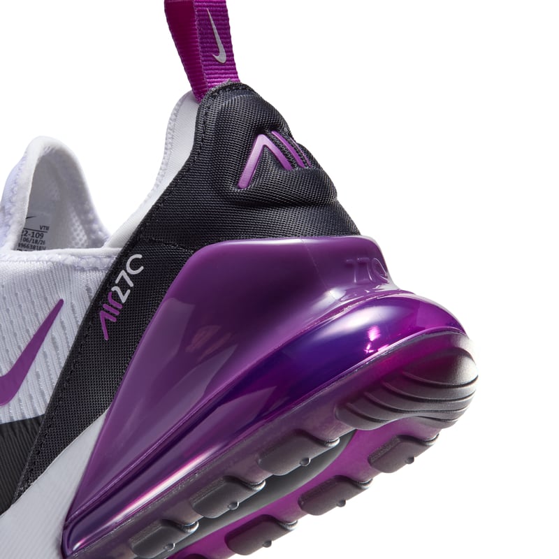 Nike Air Max 270 sneakerek "White & Vivid Purple" | Női | Sportstyle | 08 | SPORTSHOWROOM