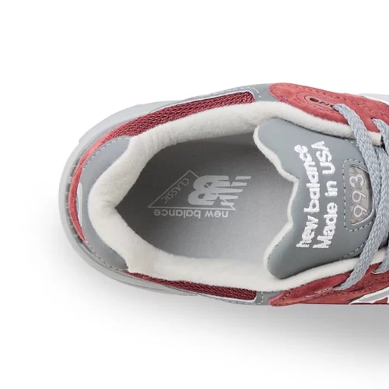 New Balance 993 Made in USA Sneaker "Classic Crimson & Grey" | Damen & Herren | Sportstyle | 03 | SPORTSHOWROOM