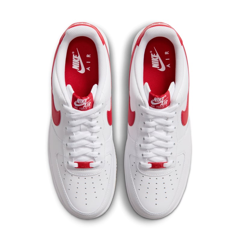 Superge Nike Air Force 1 '07 "White & Challenge Red" | Moški | Sportstyle | 04 | SPORTSHOWROOM