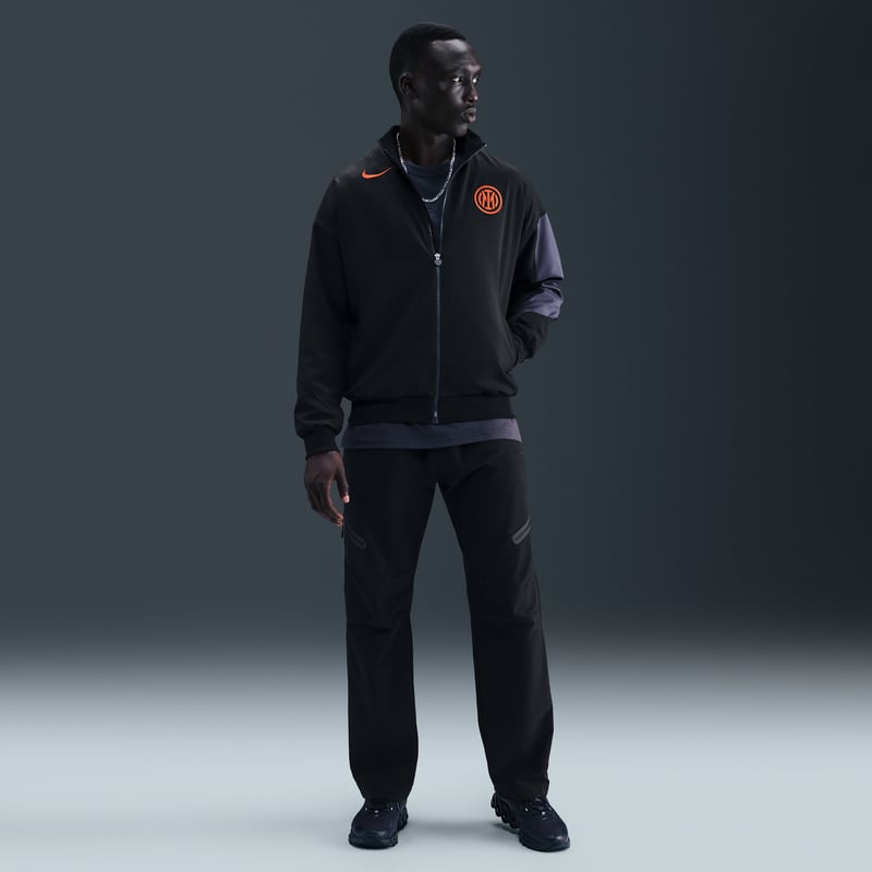 Nike Inter Milan Strike Third Dri-FIT Total 90 Anthem Jacket "Black & Thunder Blue" | Men | Football | 04 | SPORTSHOWROOM