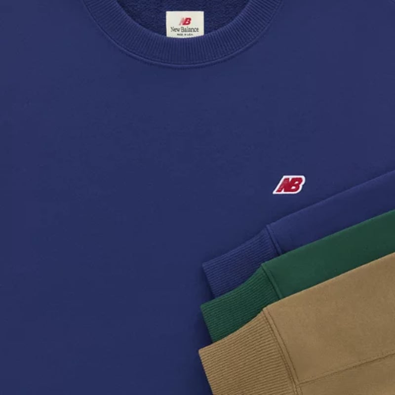 New Balance Made in USA Core Crewneck Pulover "Raw Leather" | Férfi | | 04 | SPORTSHOWROOM