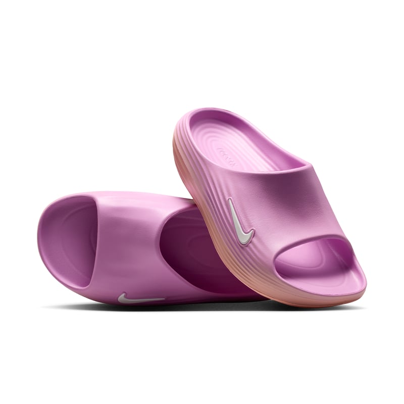 Nike ReactX Rejuven8 Slides sneakers "Arctic Orange & Light Magenta" | Dames | Sportstyle | 01 | SPORTSHOWROOM