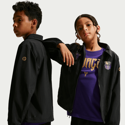Jakna Nike Kobe F.C. Barcelona Away Woven "Black & Field Purple" | Otroci | Nogomet | 01 | SPORTSHOWROOM