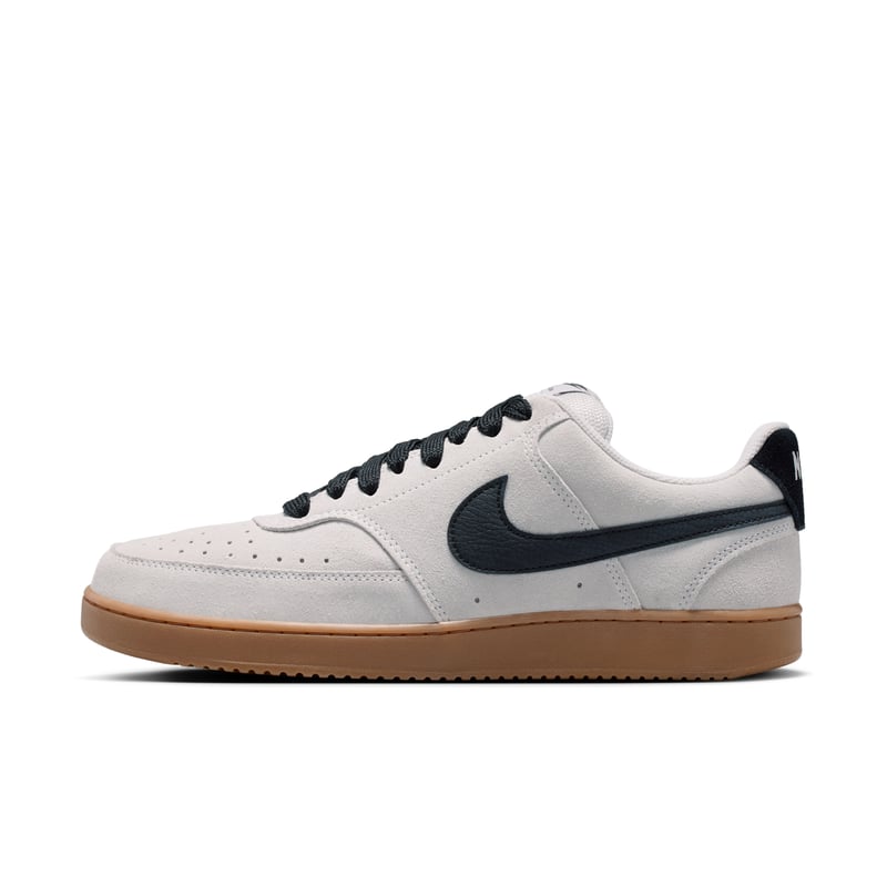 Nike Court Vision Low FL sneakers "Vast Grey & Black" | Heren | Sportstyle | 01 | SPORTSHOWROOM
