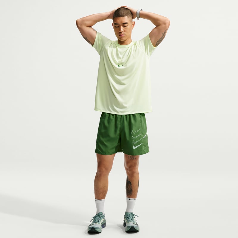 Pantalones cortos Nike Miler Dri-FIT 5" Brief-Lined "Forest Green" | Hombre | Correr | 01 | SPORTSHOWROOM