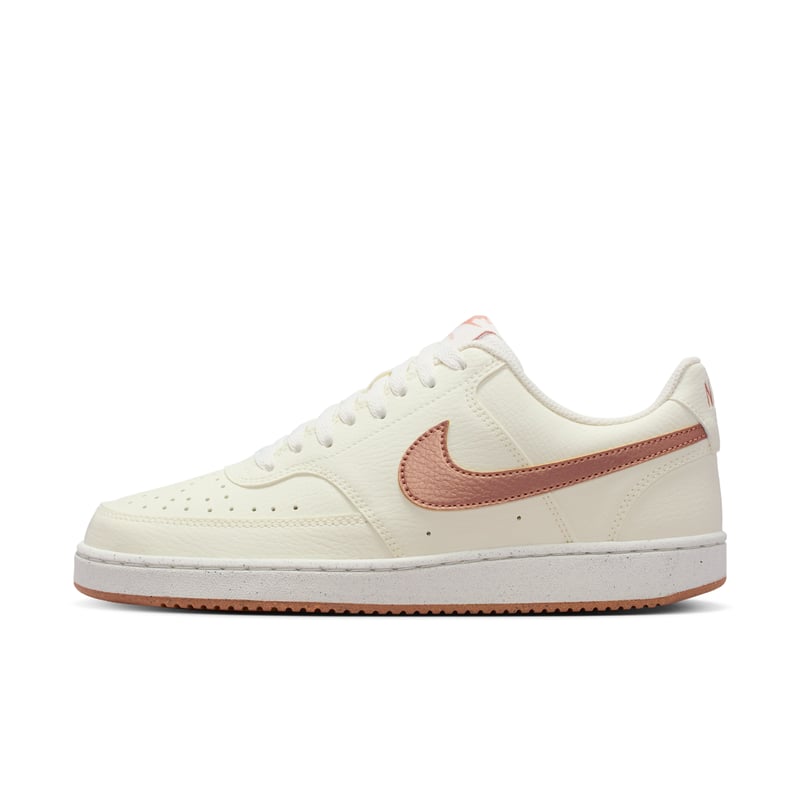 Nike Court Vision Low Next Nature sneakers "Sail & Rose Gold" | Dames | Sportstyle | 01 | SPORTSHOWROOM