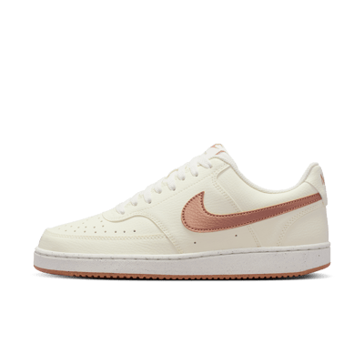 Nike Court Vision Low Next Nature sneakers "Sail & Rose Gold" | Dames | Sportstyle | 01 | SPORTSHOWROOM