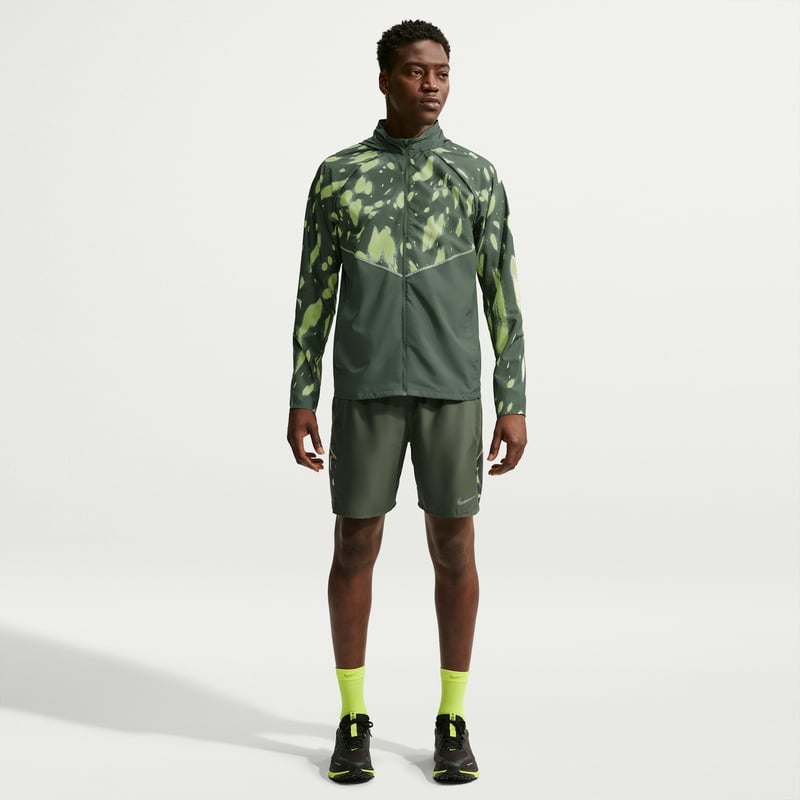 Chaqueta Nike Miler Repel UV Printed "Camo Green" | Hombre | Correr | 04 | SPORTSHOWROOM