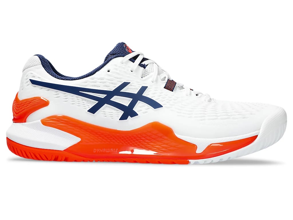 Chaussures de tennis ASICS Gel-Resolution 9 "White & Blue Expanse" | Femme & Homme | Tennis | 01 | SPORTSHOWROOM