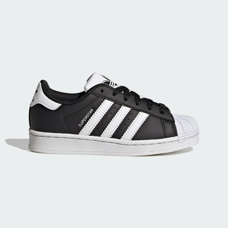 Adidas originals superstar sales core black and white