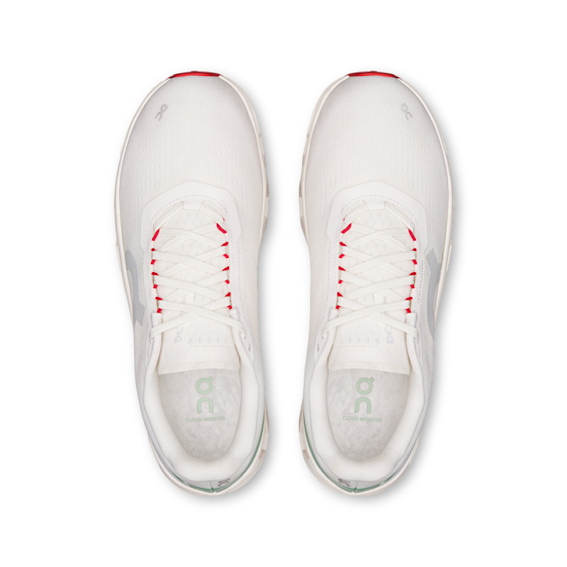 Buty do biegania On Cloudmonster 1 "Ivory & Creek" | Mezczyzni | Bieganie | 02 | SPORTSHOWROOM