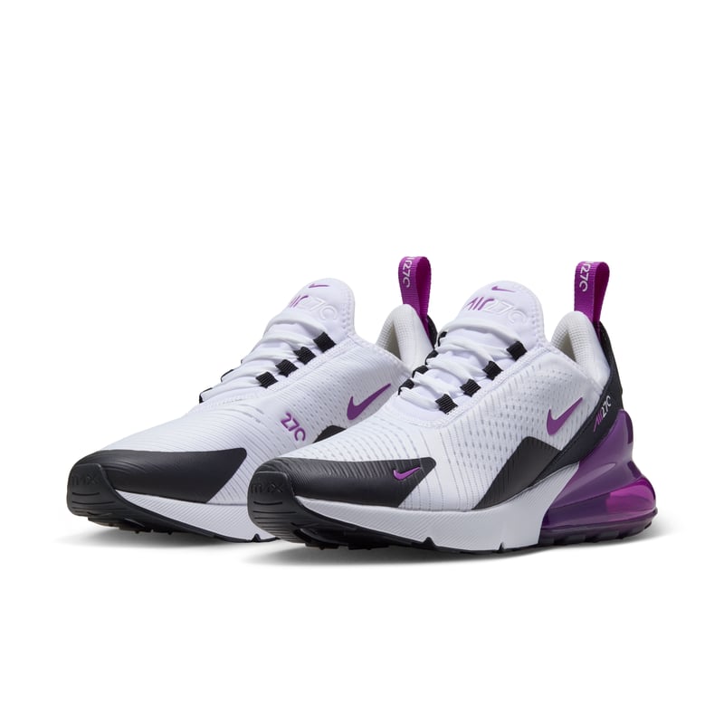Nike Air Max 270 sneakerek "White & Vivid Purple" | Női | Sportstyle | 05 | SPORTSHOWROOM