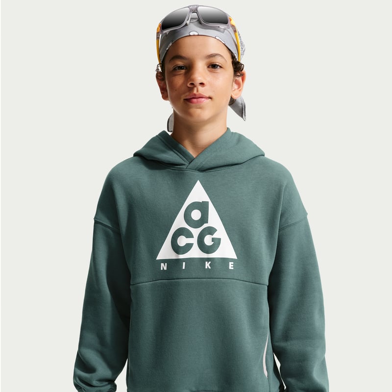 Nike ACG Fleece Hoodie "Mineral Slate" | Kids | | 03 | SPORTSHOWROOM
