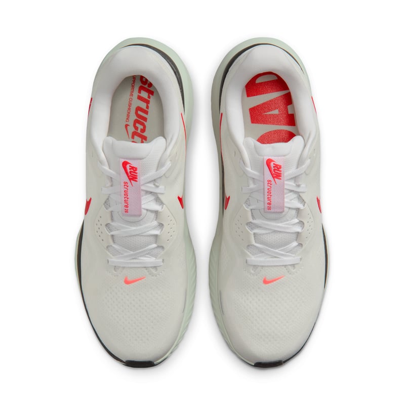 Nike Structure 26 Laufschuhe "White & Medium Ash" | Herren | Laufen | 04 | SPORTSHOWROOM