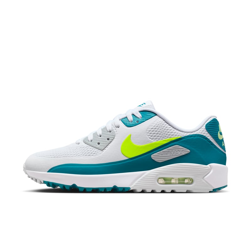 Buty do golfa Nike Air Max 90 G "White & Bright Spruce" | Mezczyzni | Golf | 01 | SPORTSHOWROOM