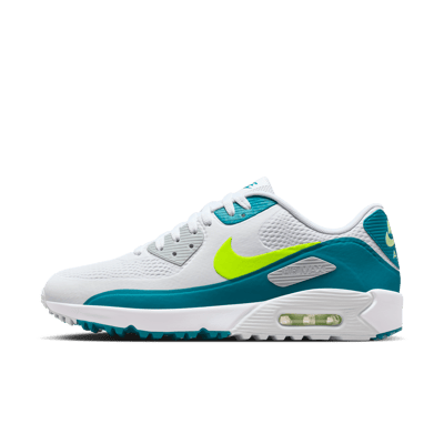Buty do golfa Nike Air Max 90 G "White & Bright Spruce" | Mezczyzni | Golf | 01 | SPORTSHOWROOM