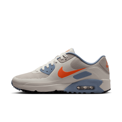 Buty do golfa Nike Air Max 90 G "Moon Particle & Safety Orange" | Mezczyzni | Golf | 01 | SPORTSHOWROOM