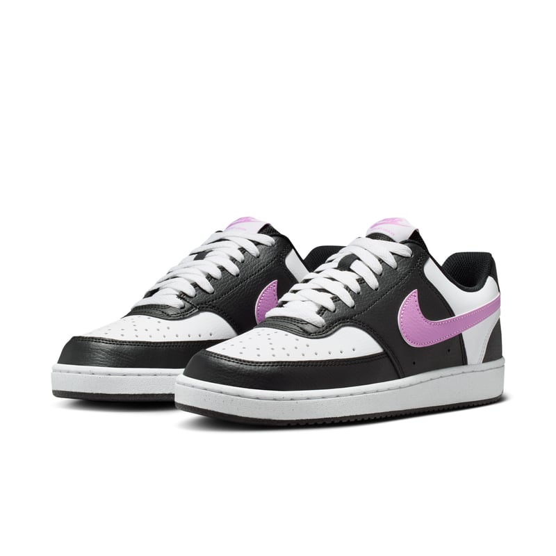 Nike Court Vision Low Next Nature sneakers "Black & Light Magenta" | Dames | Sportstyle | 05 | SPORTSHOWROOM