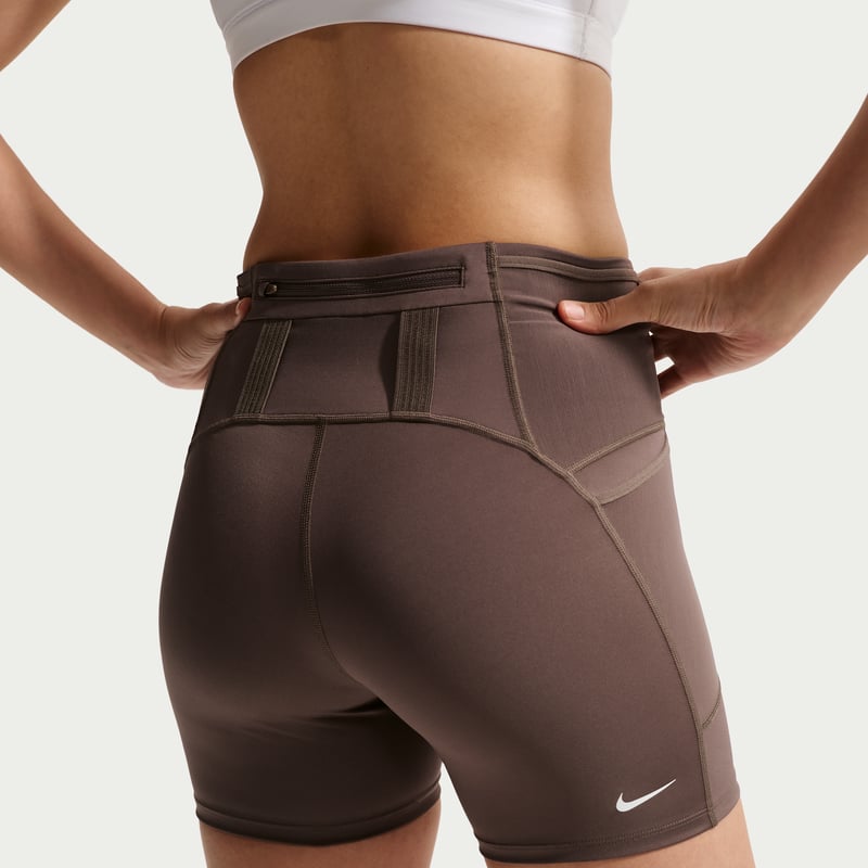 Nike ACG Dri-FIT High-Waisted 4" Shorts "Ironstone & Cave Stone" | Women | Outdoor | 03 | SPORTSHOWROOM
