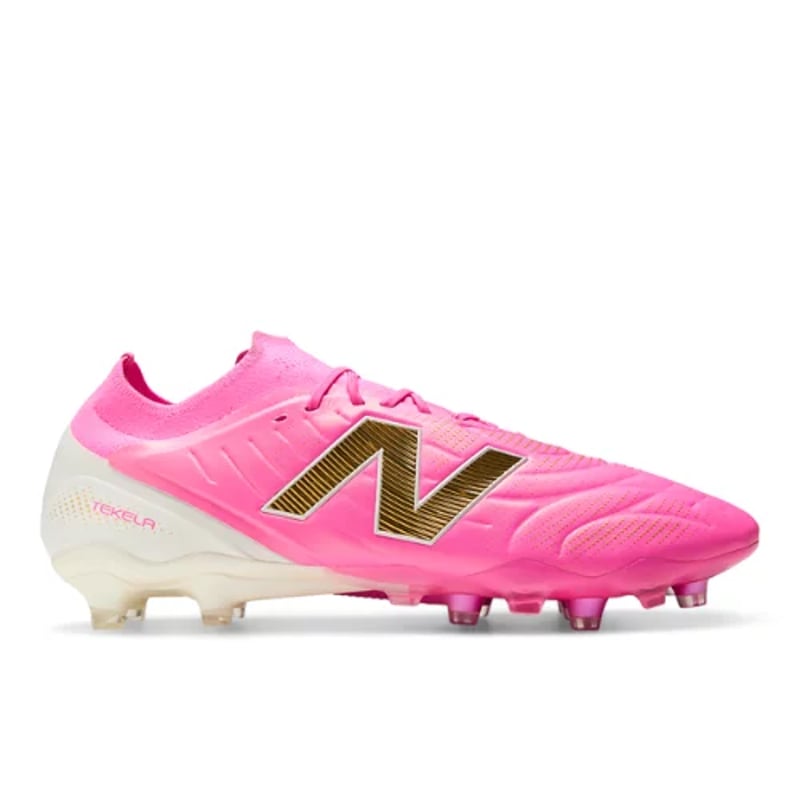 Scarpe da calcio New Balance Tekela Elite Low FG v5 "Pink Heat & Metallic Gold" | Uomo & Donna | Calcio | 00 | SPORTSHOWROOM