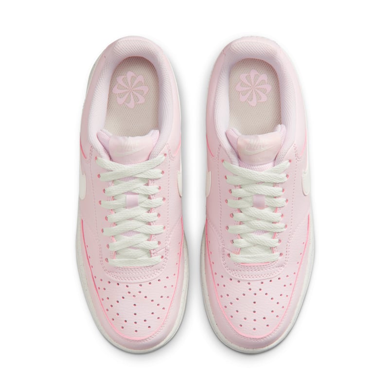 Nike Court Vision Low Next Nature sneakers "Pearl Pink & Sail" | Dames | Sportstyle | 04 | SPORTSHOWROOM