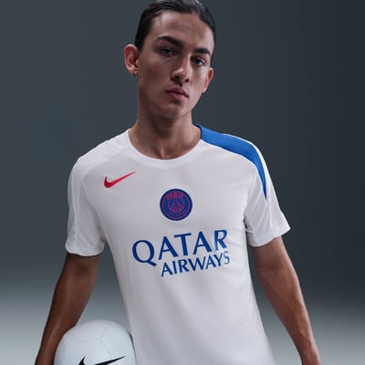 Top Nike PSG Strike Third Dri-FIT Total 90 Knit "White & Hyper Royal" | Uomo | Calcio | 01 | SPORTSHOWROOM