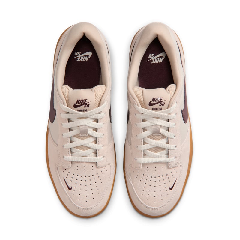 Skate tenisky Nike SB Force 58 "Cream II & Burgundy Crush" | Muži | Skejtovanie | 04 | SPORTSHOWROOM