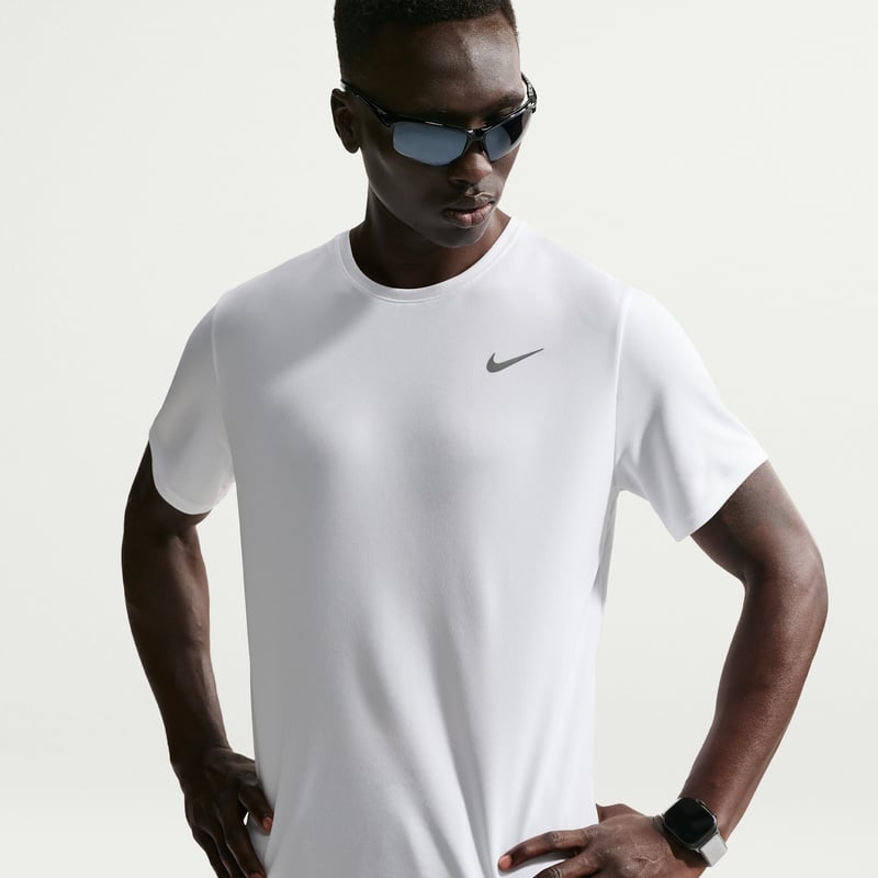 Majica Nike Miler Dri-FIT "White" | Moški | Tek | 01 | SPORTSHOWROOM