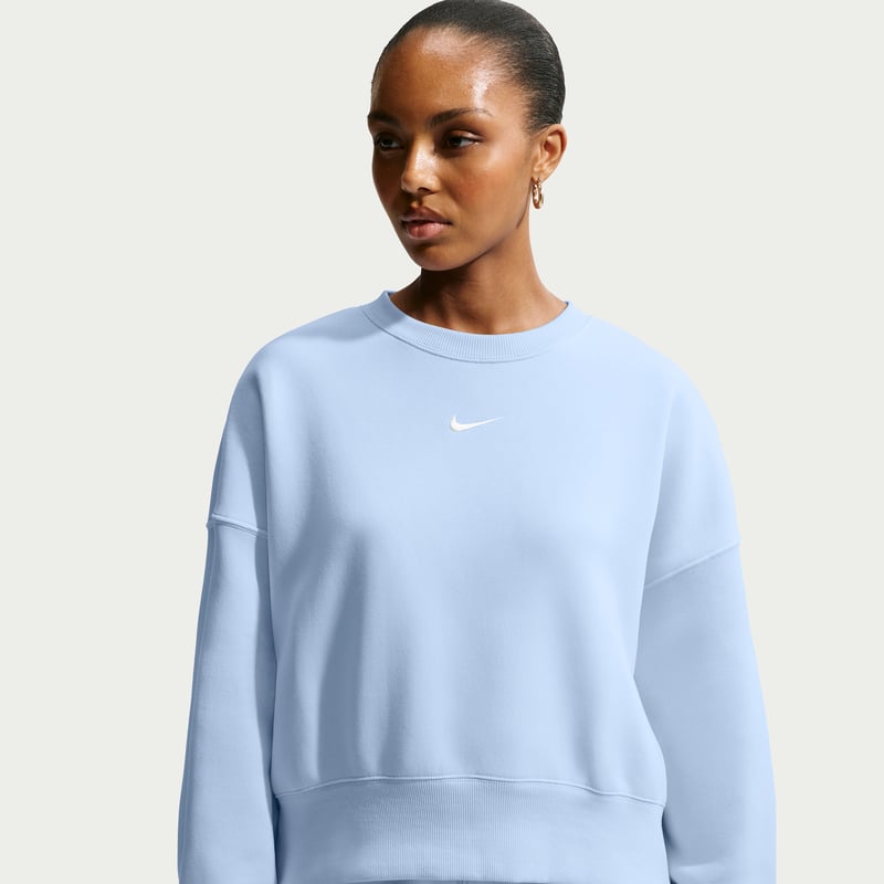 Nike Phoenix Fleece Over-Oversized Crew DQ5761-407 01