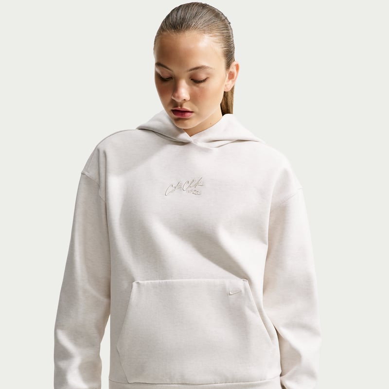 Hoodie Nike Caitlin Standard Issue Dri-FIT Pullover "Pale Ivory & Heather" | Femme | Basketball | 01 | SPORTSHOWROOM