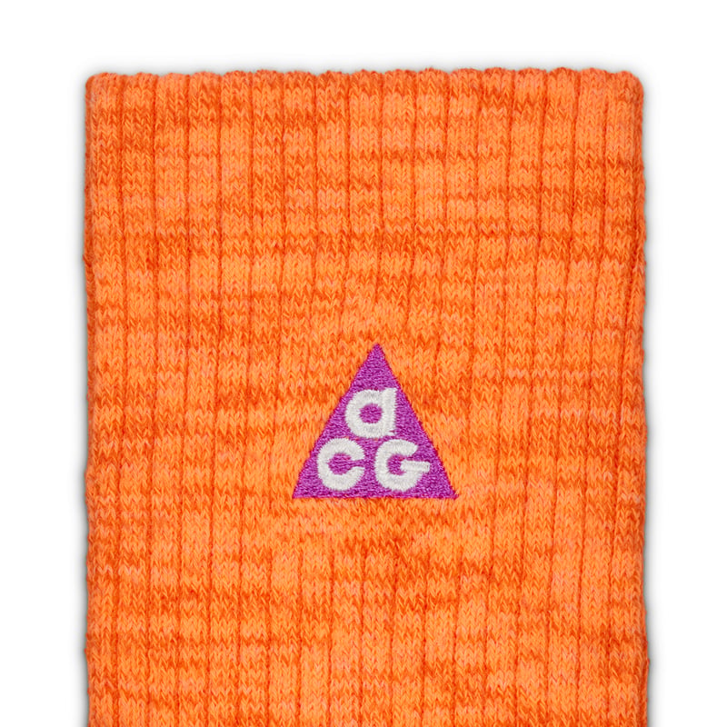 Nike ACG Everyday Cushioned Crew T-Shirt "Safety Orange & Total Orange" | Män & Kvinnor | | 04 | SPORTSHOWROOM