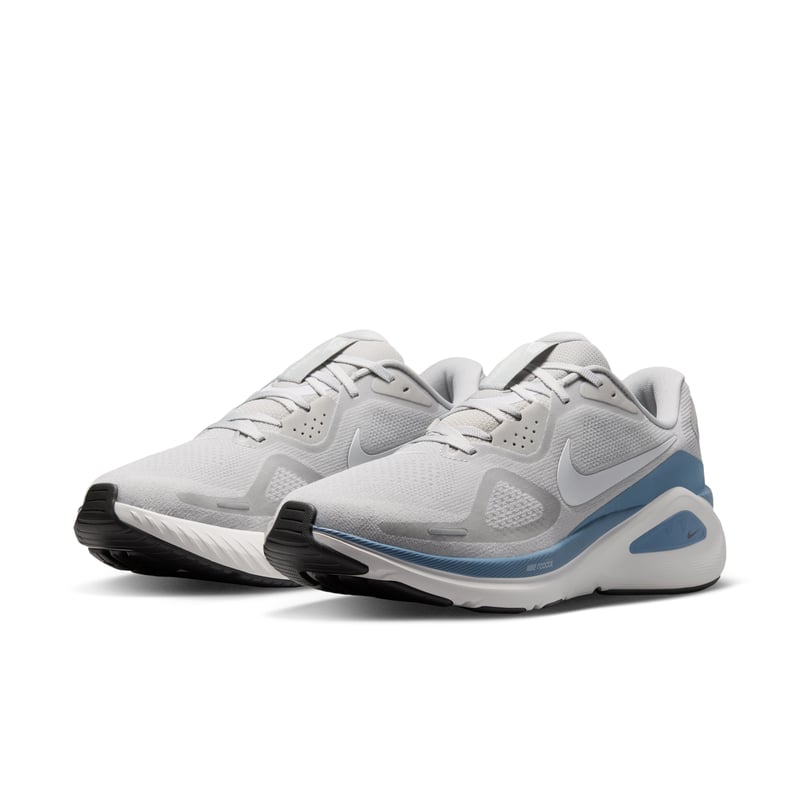 Nike Structure 26 Laufschuhe "Grey Fog & Work Blue" | Herren | Laufen | 05 | SPORTSHOWROOM