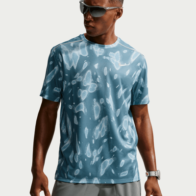 Nike Miler Dri-FIT UV Shirt "Smoky Blue" | Herren | Laufen | 01 | SPORTSHOWROOM