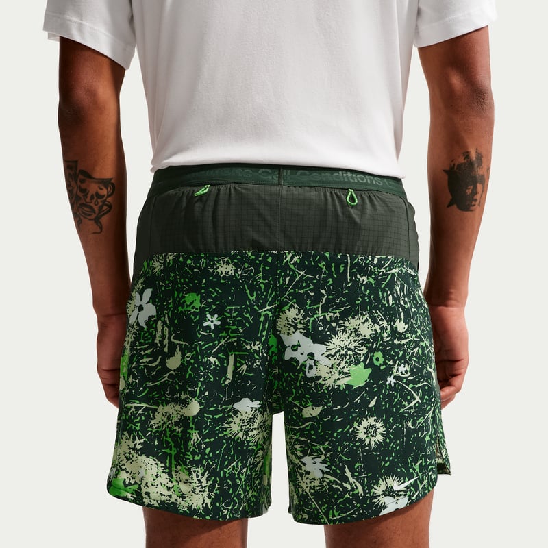 Nike ACG "Second Sunrise" Dri-FIT 6" Brief-Lined Shortsit "Mean Green & Black Spruce" | Miehet | Outdoor | 03 | SPORTSHOWROOM