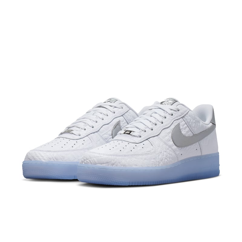 Nike Air Force 1 '07 Crocodile Sneaker "White & Blue Tint" | Herren | Sportstyle | 05 | SPORTSHOWROOM
