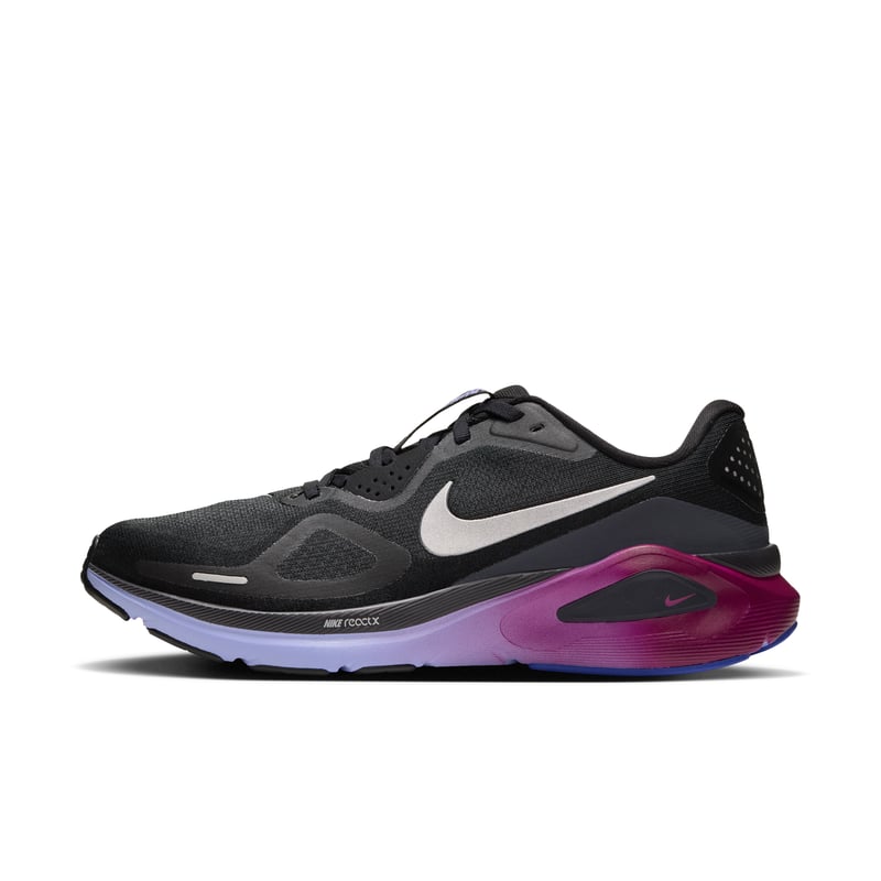 Nike Structure 26 hardloopschoenen "Black & Gridiron" | Dames | Hardlopen | 01 | SPORTSHOWROOM