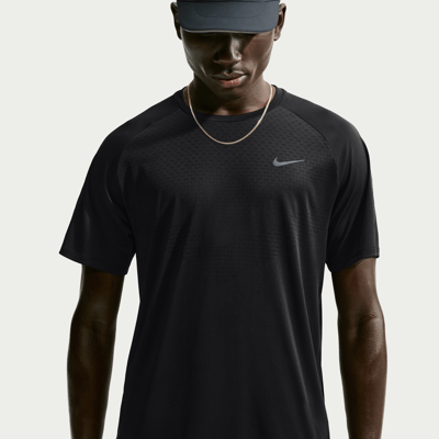 Nike Stride Dri-FIT Winterized Shirt "Black" | Herren | Laufen | 01 | SPORTSHOWROOM