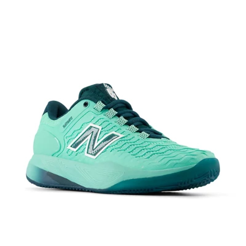 New Balance Fresh Foam X CT-Rally v2 Clay tenniskengät "Deep End & Medusa Green" | Naiset | Tennis | 02 | SPORTSHOWROOM