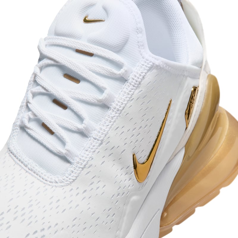 Nike Air Max 270 Premium trainers "White & Metallic Gold" | Women | SportStyle | 07 | SPORTSHOWROOM