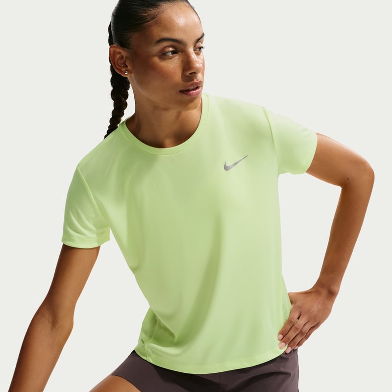 Nike Miler Shirt "Barely Volt" | Women | Running | 03 | SPORTSHOWROOM