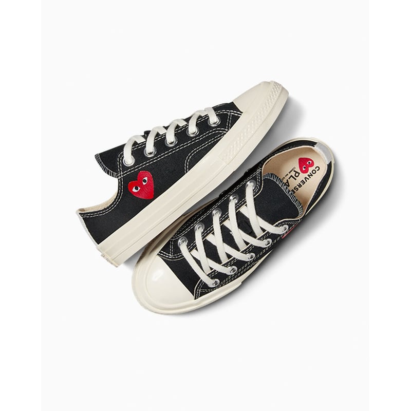 Converse Chuck 70 Low x PLAY Comme des Garçons ‘Single Heart’ A08806C 04
