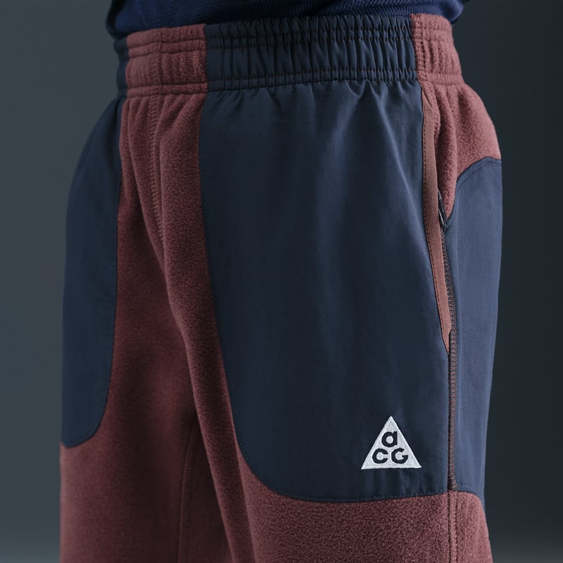 Nike ACG "Wolf Tree" Polartec Bukse "Red Sepia & Thunder Blue" | Barn | | 02 | SPORTSHOWROOM