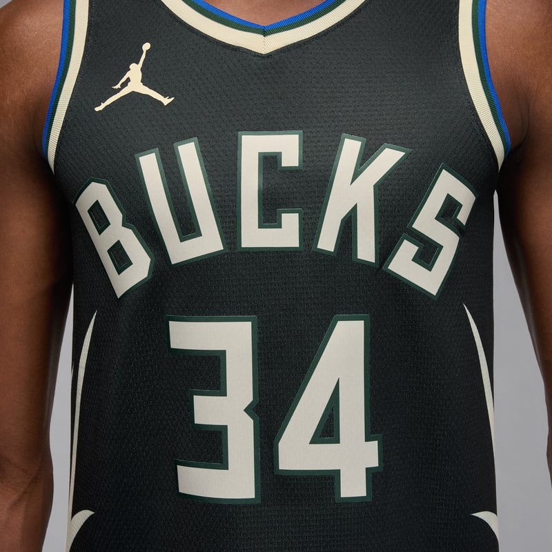 Nike Jordan Milwaukee Bucks Statement Edition Dri-FIT NBA Swingman DO9533-010 04