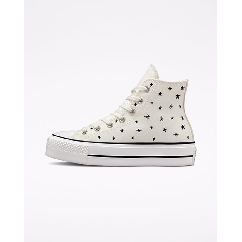 Converse Chuck Taylor All Star Lift Platform High ‘Embroidered Stars’ A03724C 03