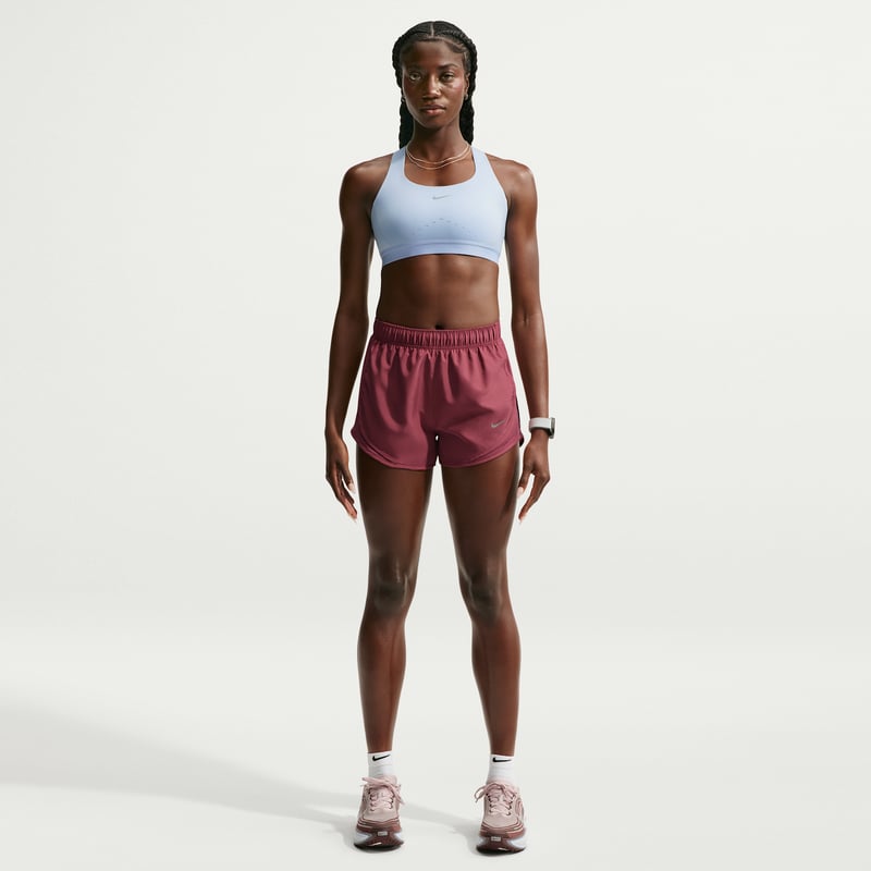 Short Nike Tempo Dri-FIT Mid-Rise Brief-Lined "Pink Smoke" | Femme | Course à pied | 01 | SPORTSHOWROOM